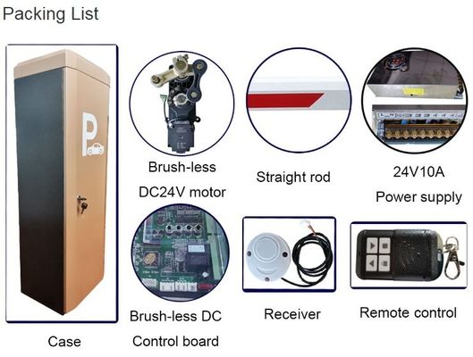 주문 ANPR 자동차 접근 제어 장벽 게이트 모터에 대한 강철 저항 자동 주차 울타리 online manufacture