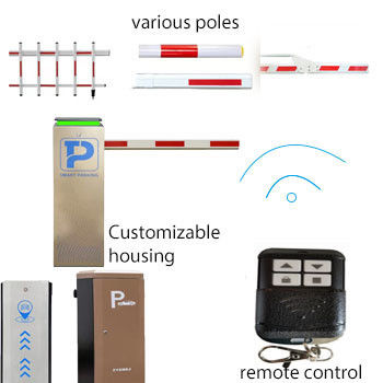 comprar 6m Direito Smart Traffic Boom Barrier Gate Impermeável Com Controle Remoto online manufacture