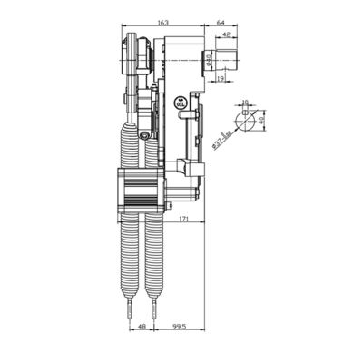 Motor de barrera de la puerta de peaje de control de tráfico de seguridad DC24V para el largo plazo y la durabilidad