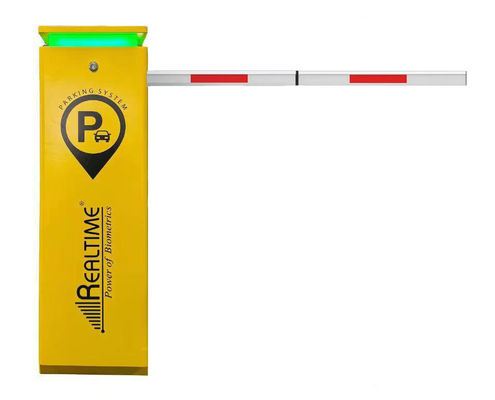 Puerta de barrera automática de acero amarillo La solución perfecta para el control de acceso al estacionamiento