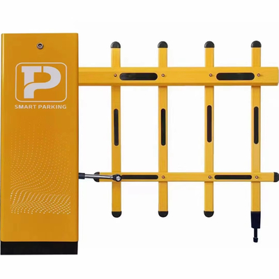Barrera de estacionamiento automática con brazo abatible y control remoto con interfaz RS485